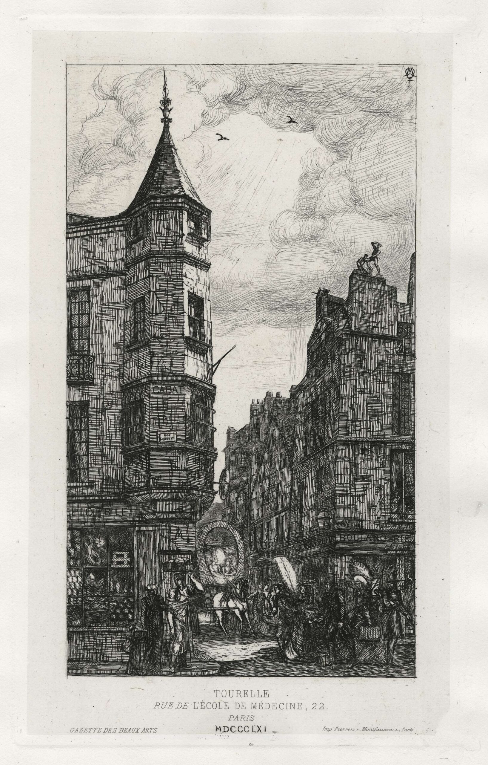 Tourelle, rue de l’Ecole de médecine