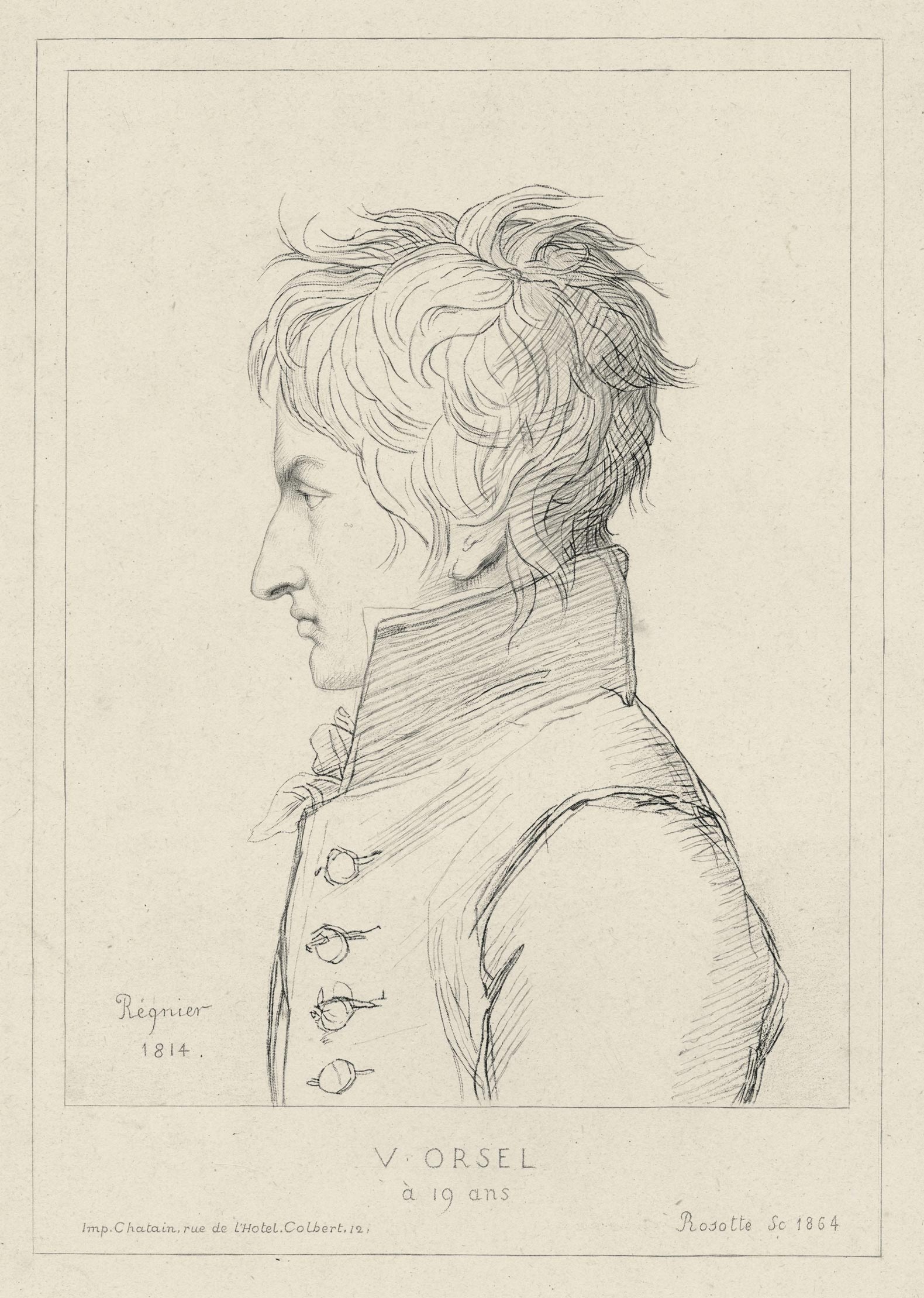 Portrait d’André-Jacques-Victor Orsel à 19 ans