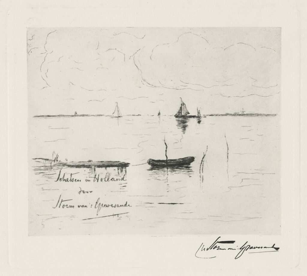 Storm van’s gravesande – Vue de la Meuse