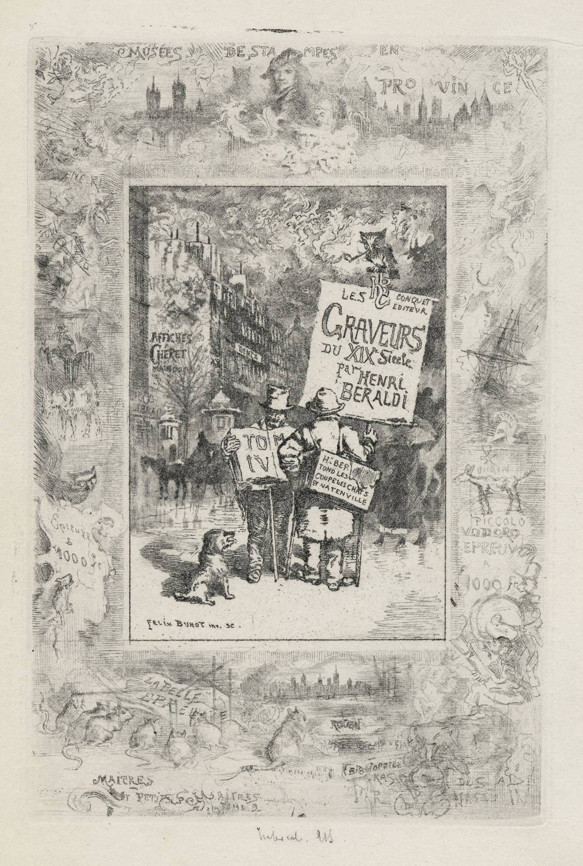 Frontispiece for Les graveurs du XIXe siècle, by Henri Beraldi