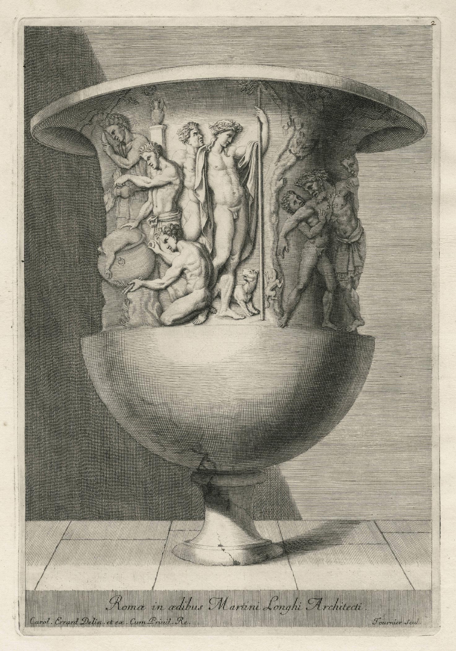 Romae in aedibus Martini Longhi Architecti