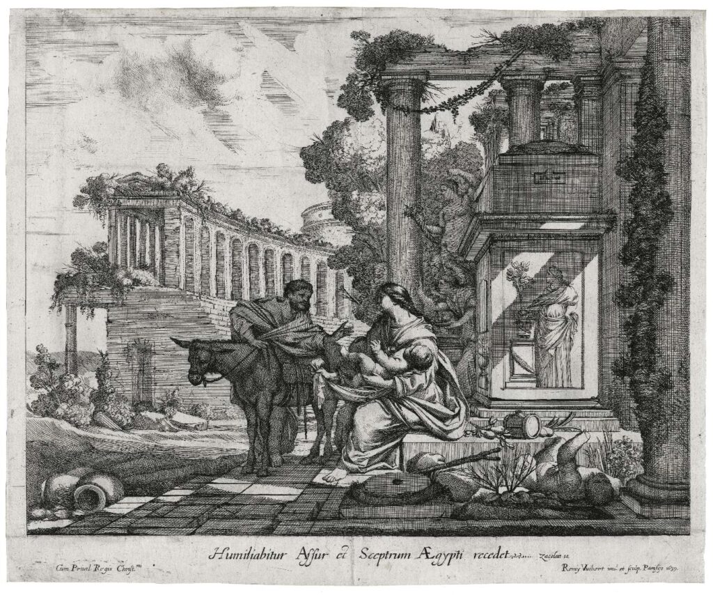 Vuibert – Repos pendant la fuite en Égypte