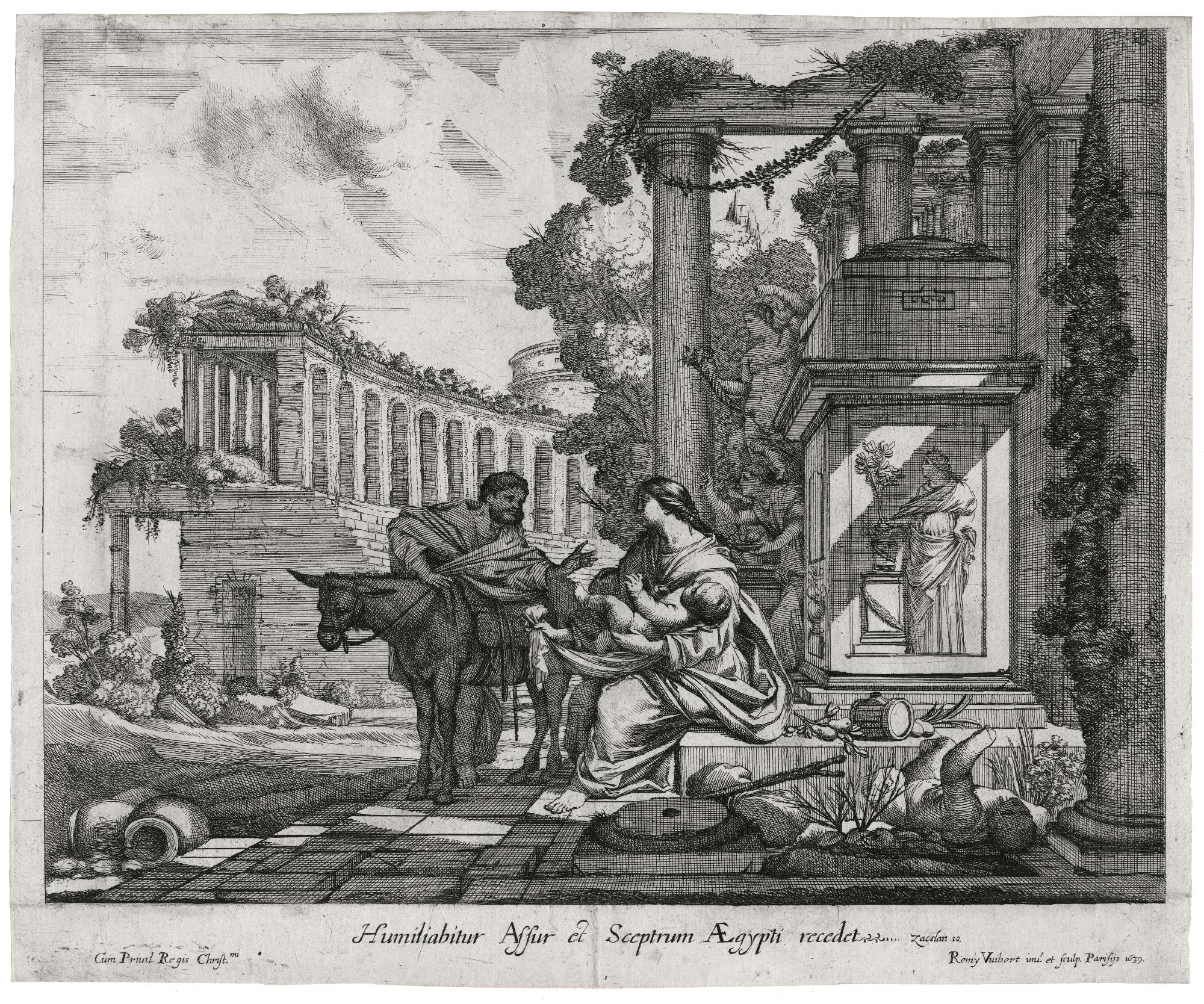 Repos pendant la fuite en Égypte