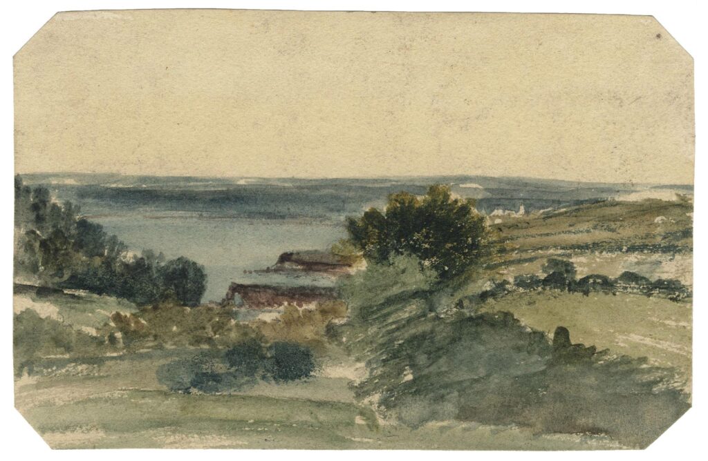 Johns – Paysage côtier, vu depuis les plaines