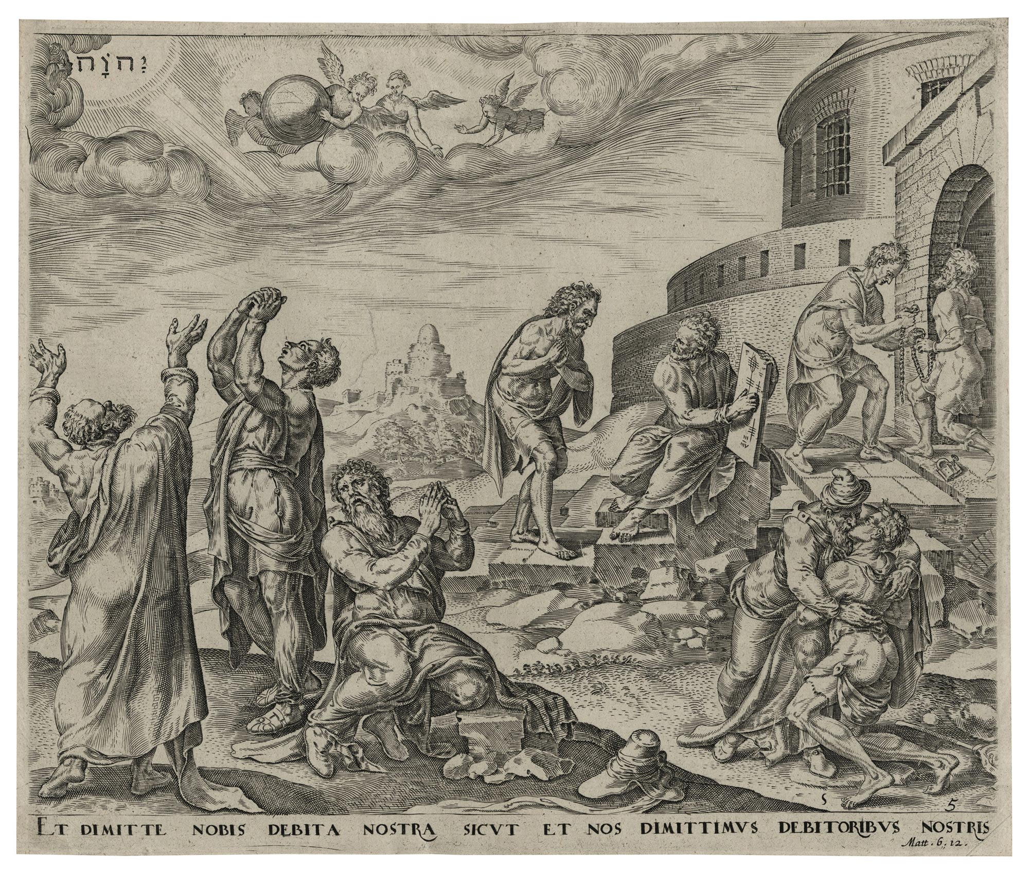 Homme demandant pardon et pardonnant à ses débiteurs