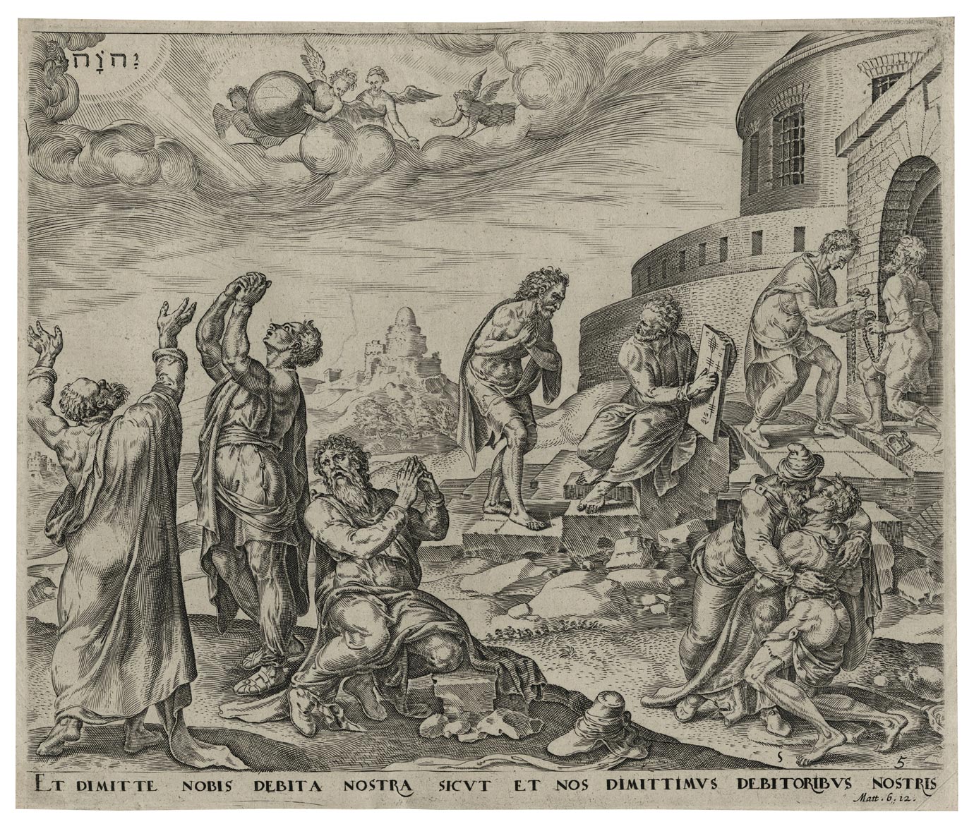 Homme demandant pardon et pardonnant à ses débiteurs