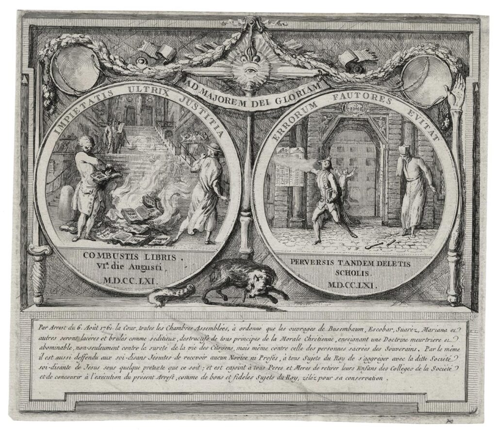 Saint-Aubin (Gabriel de) – L’Expulsion des Jésuites