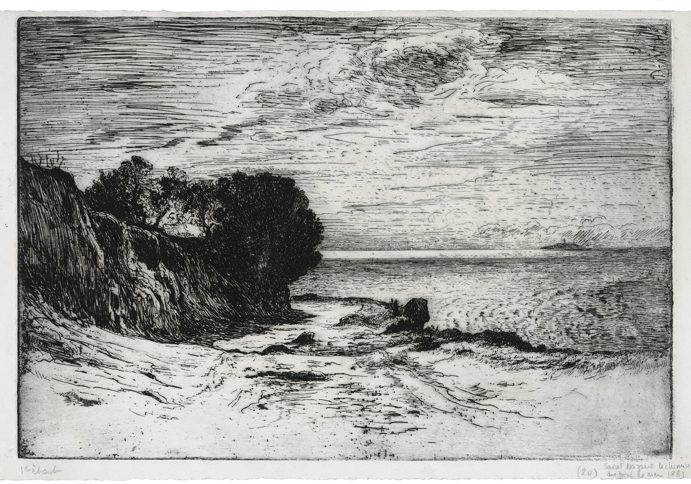 Saint-Nazaire : Le chemin au bord de la mer