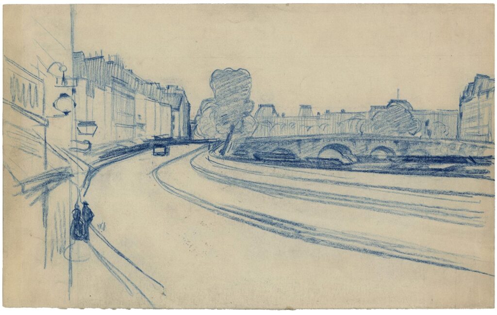 Poetzsch – Paris, vue depuis le quai de l’horloge