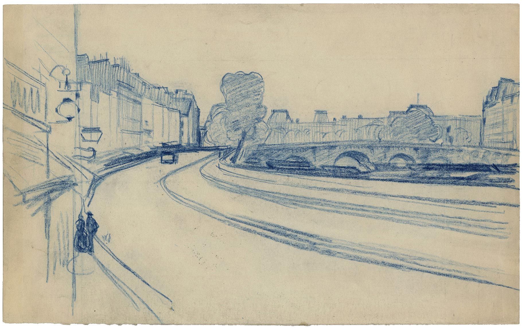 Paris, vue depuis le quai de l’horloge