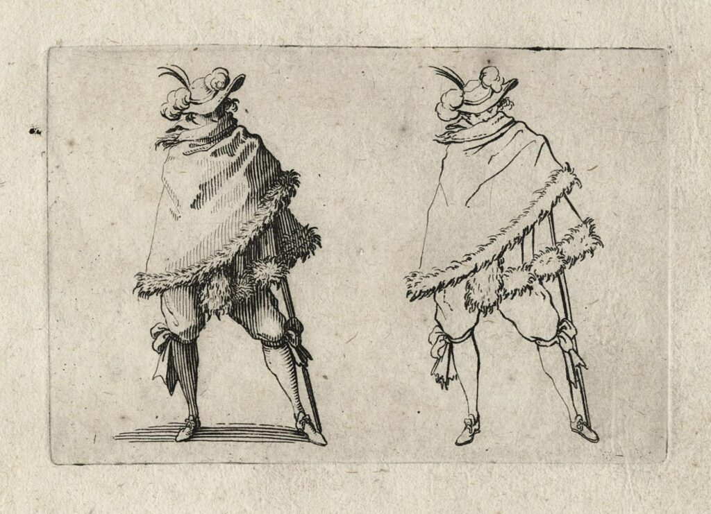 Callot – L’Homme enroulé dans son manteau