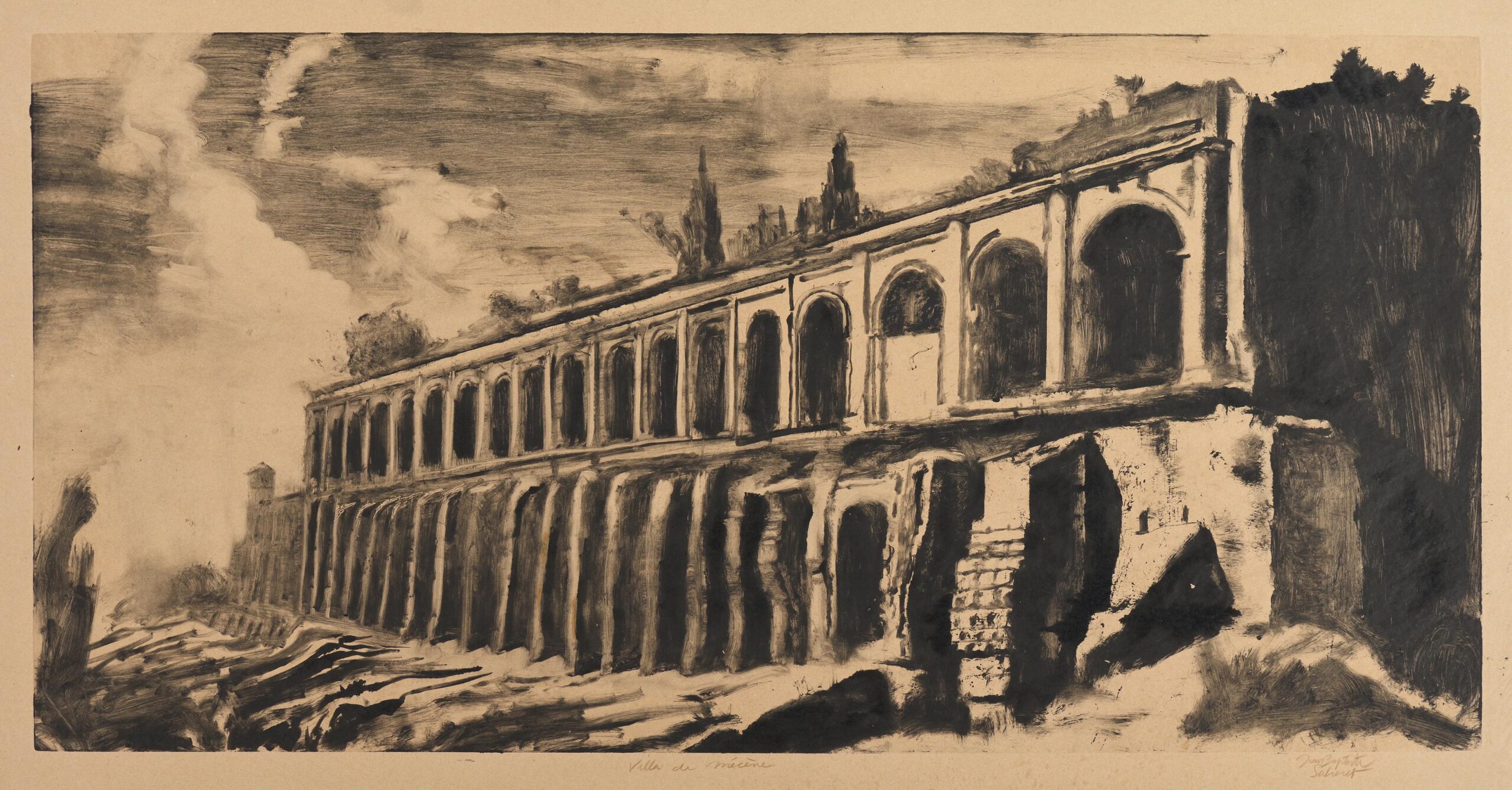 Villa du mécène d’après Piranèse