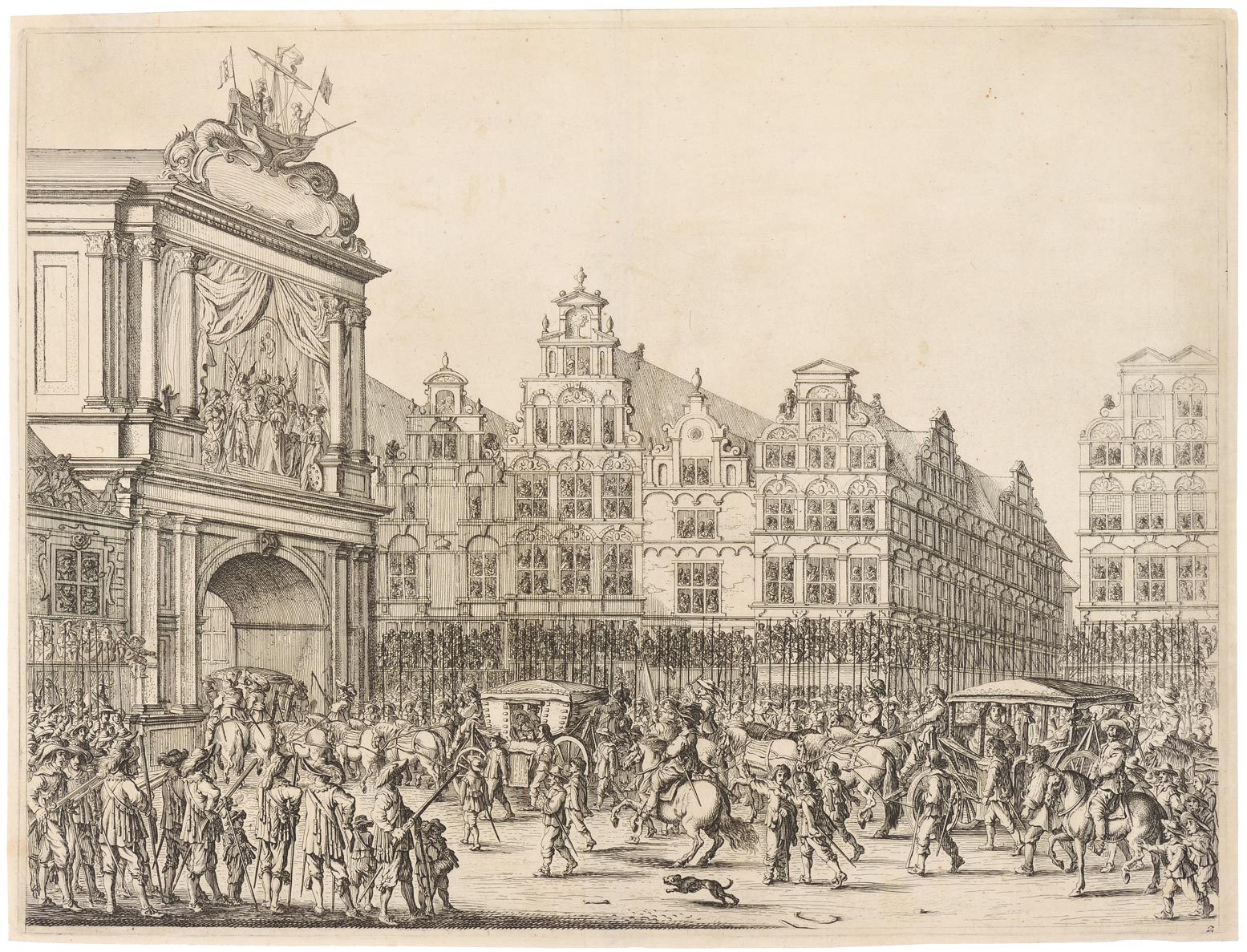 Marie de Médicis entering Amsterdam