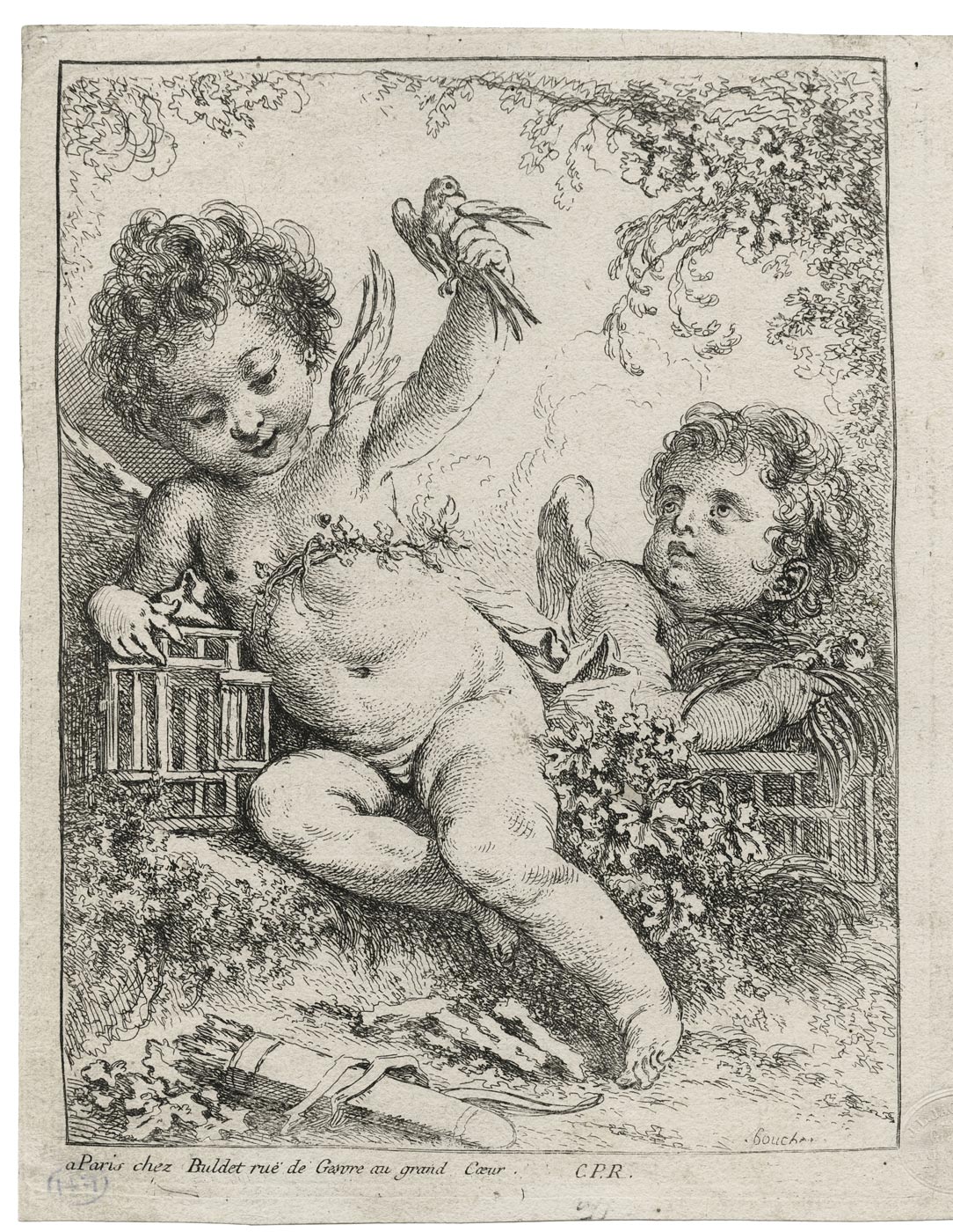 La tourterelle mise en cage