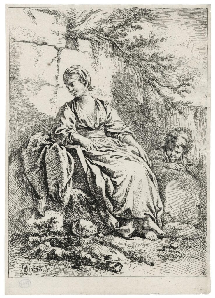 Boucher – La petite reposée