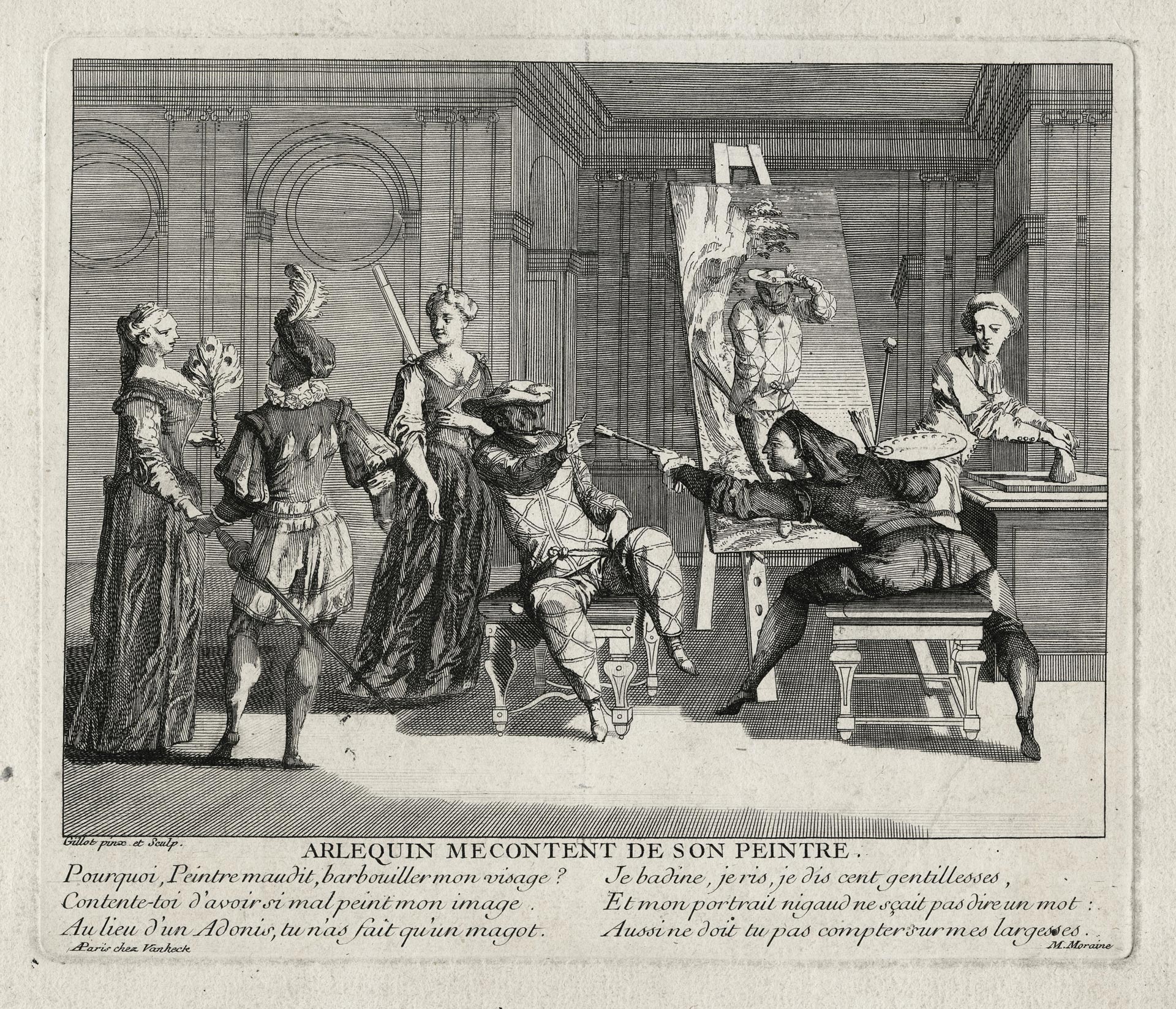 Arlequin mécontent de son peintre
