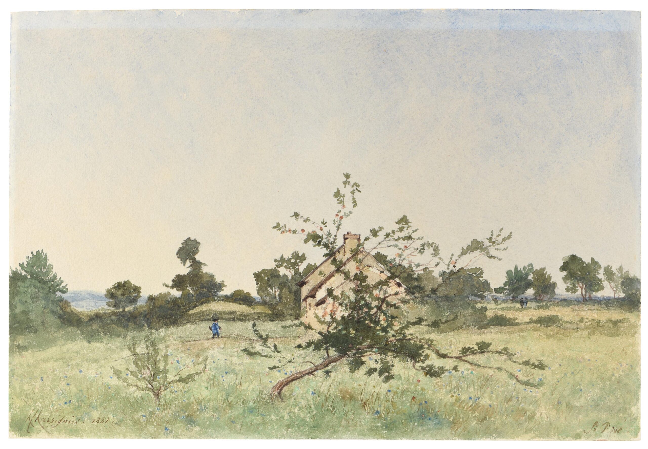 Hamlet near Saint Privé