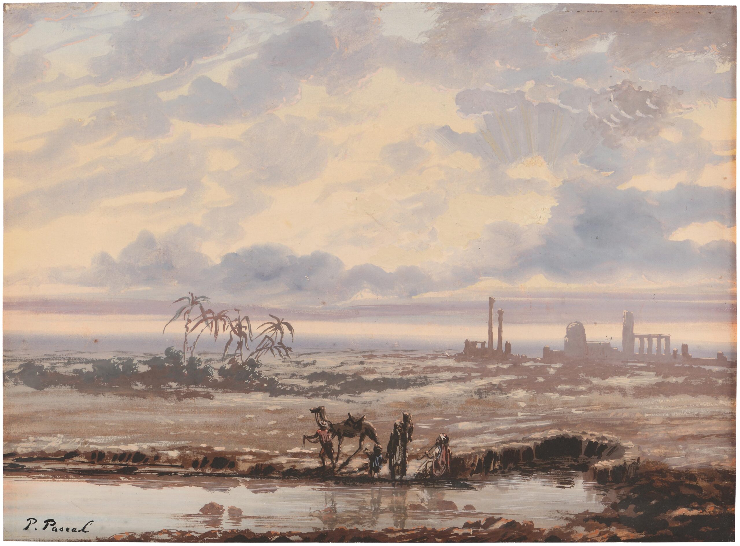 PASCAL Paul — Halt near an oasis