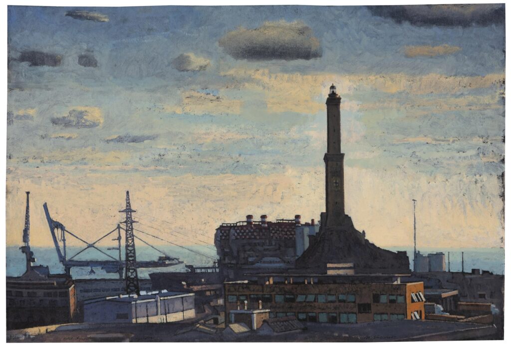 Sécheret – Vue du port de Gênes