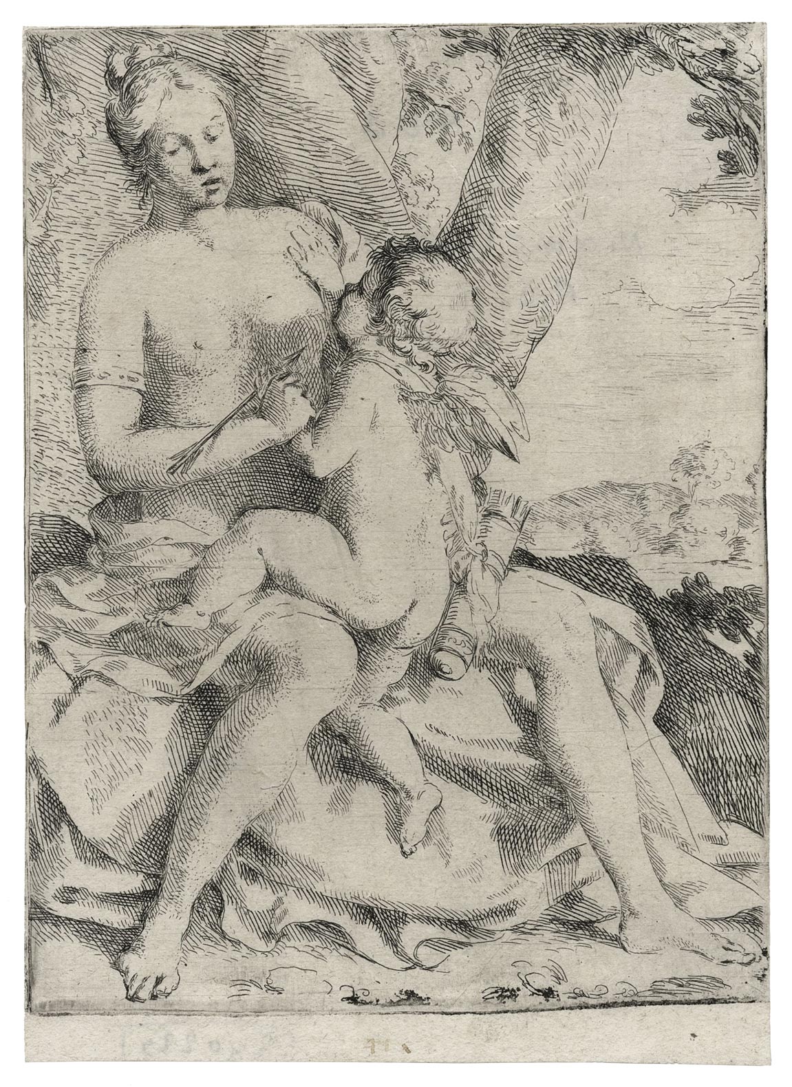 Venus and Cupid