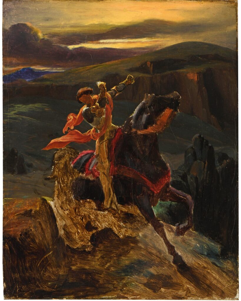 Delaroche – Saint Georges et le dragon