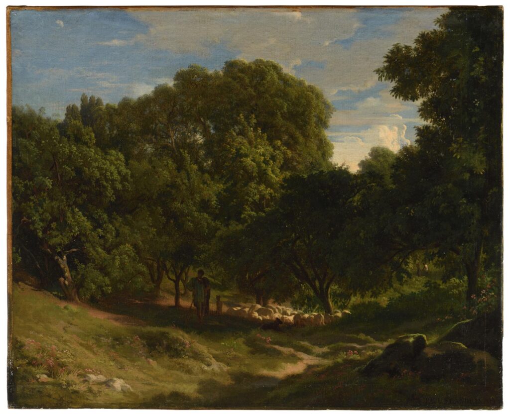 Flandrin (Hippolyte) – Paysage bucolique