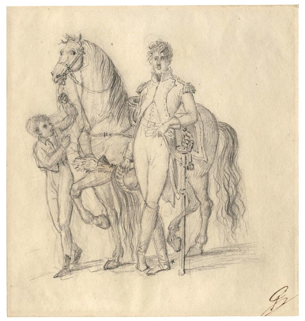 Girodet – Projet pour un portrait en pied de Louis Bonaparte