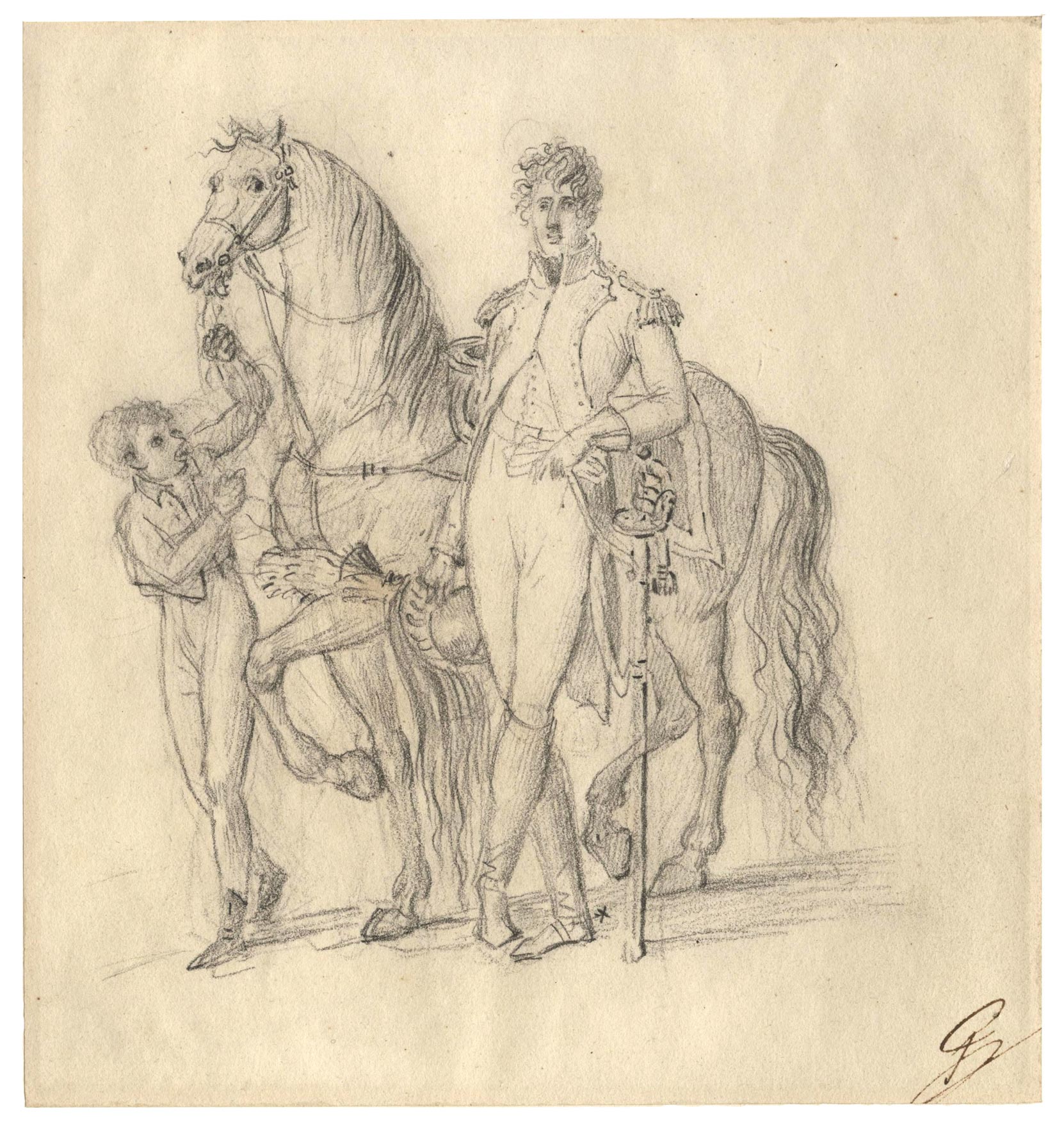 Project for a full-length portrait of Louis Bonaparte