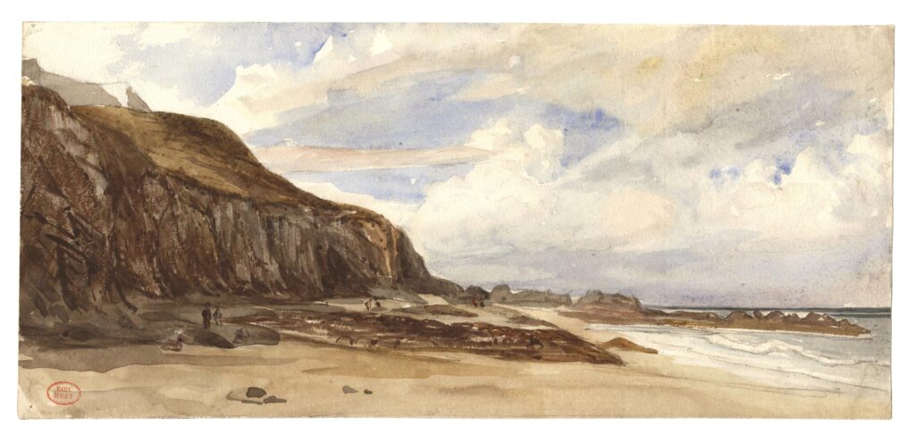 Huet – Falaise et plage normande