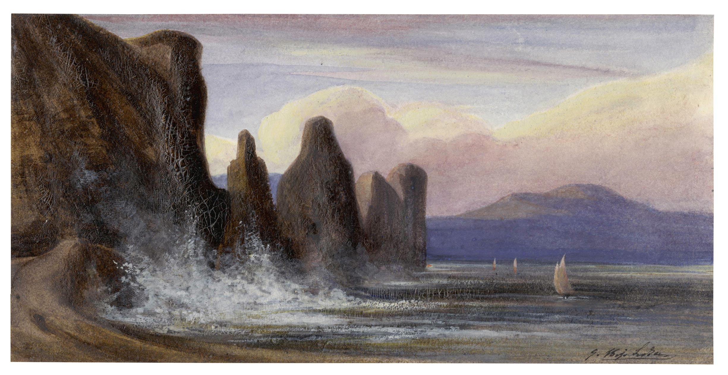 Cliffs in the late afternoon