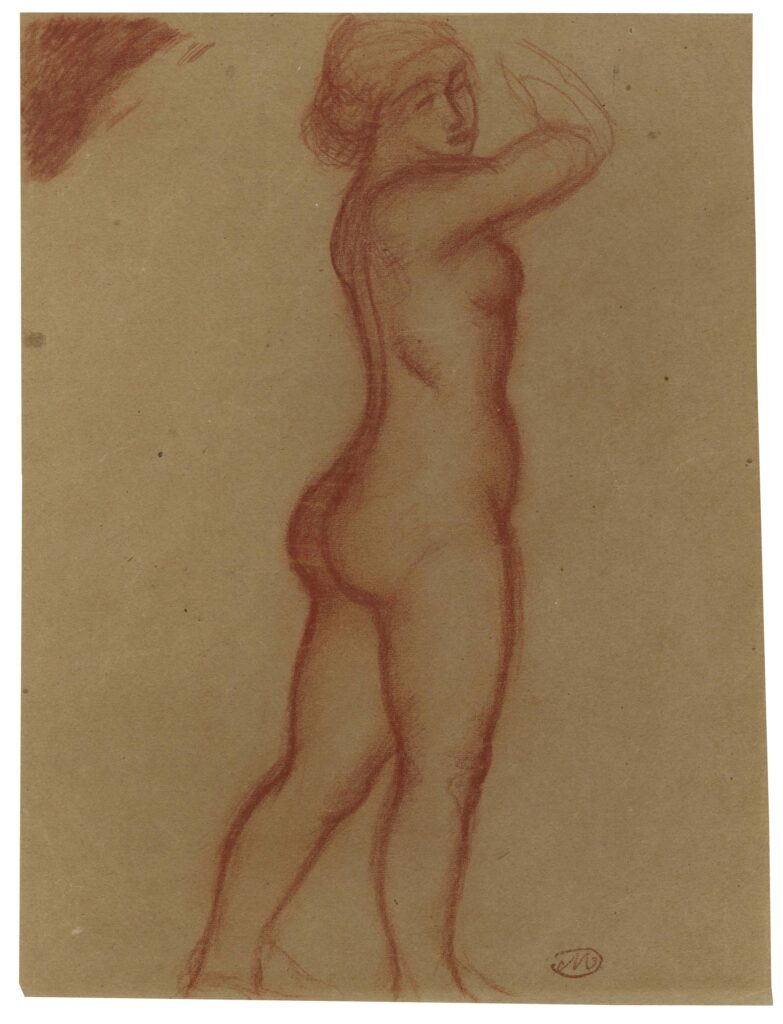 Maillol – Nu de profil, le bras relevé