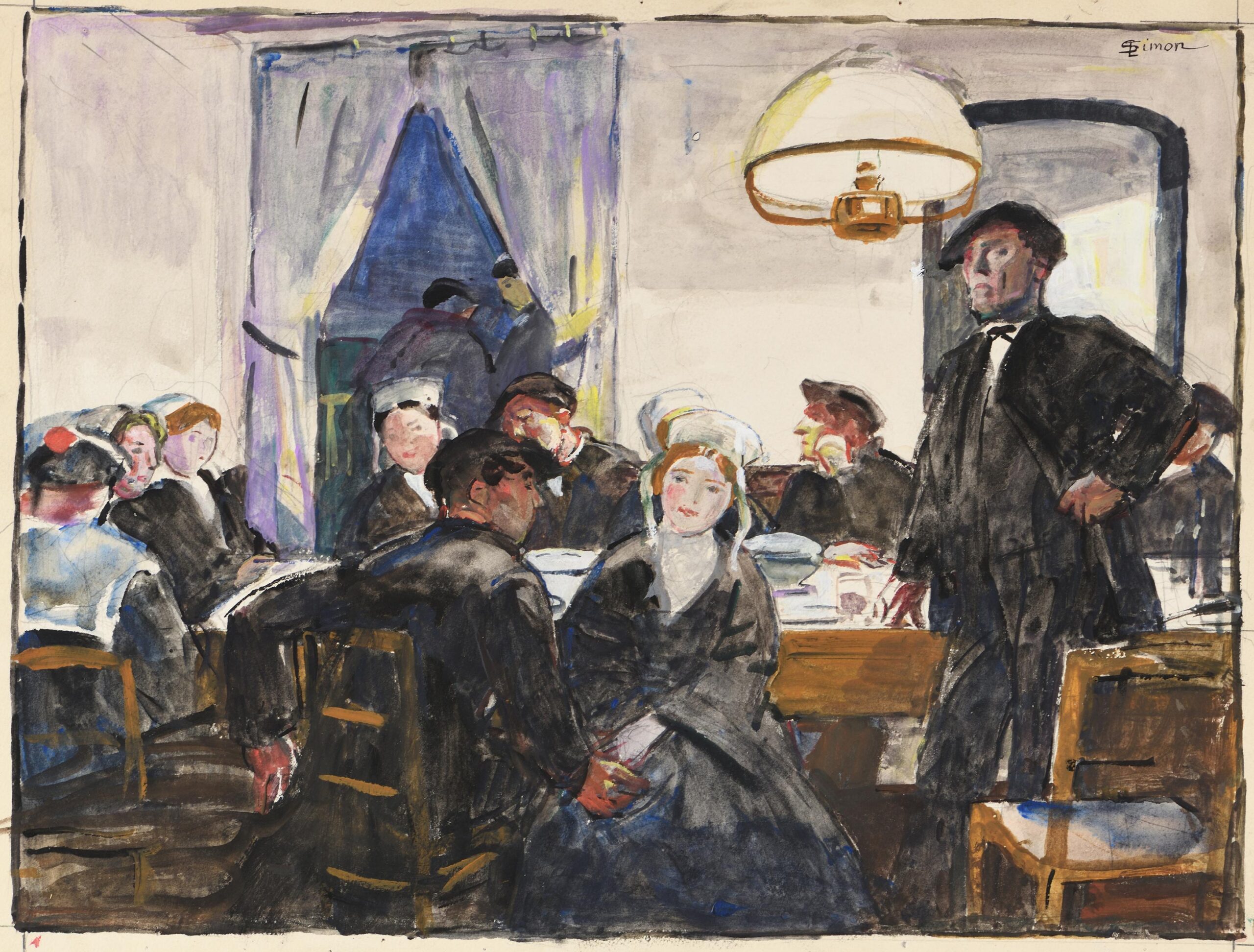 Le dîner de noces de Gaud et Yann