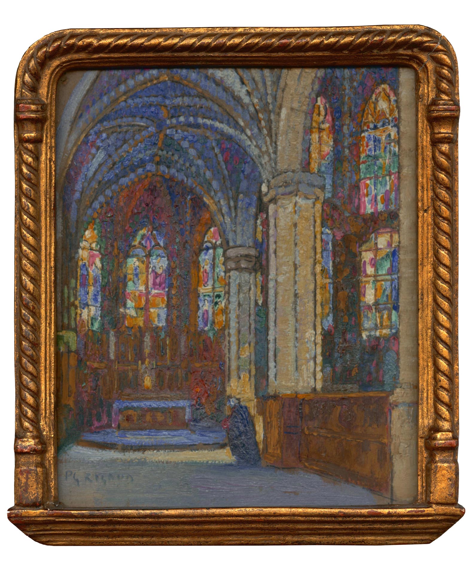 Interior of a church (Elbeuf-sur-Seine ?)