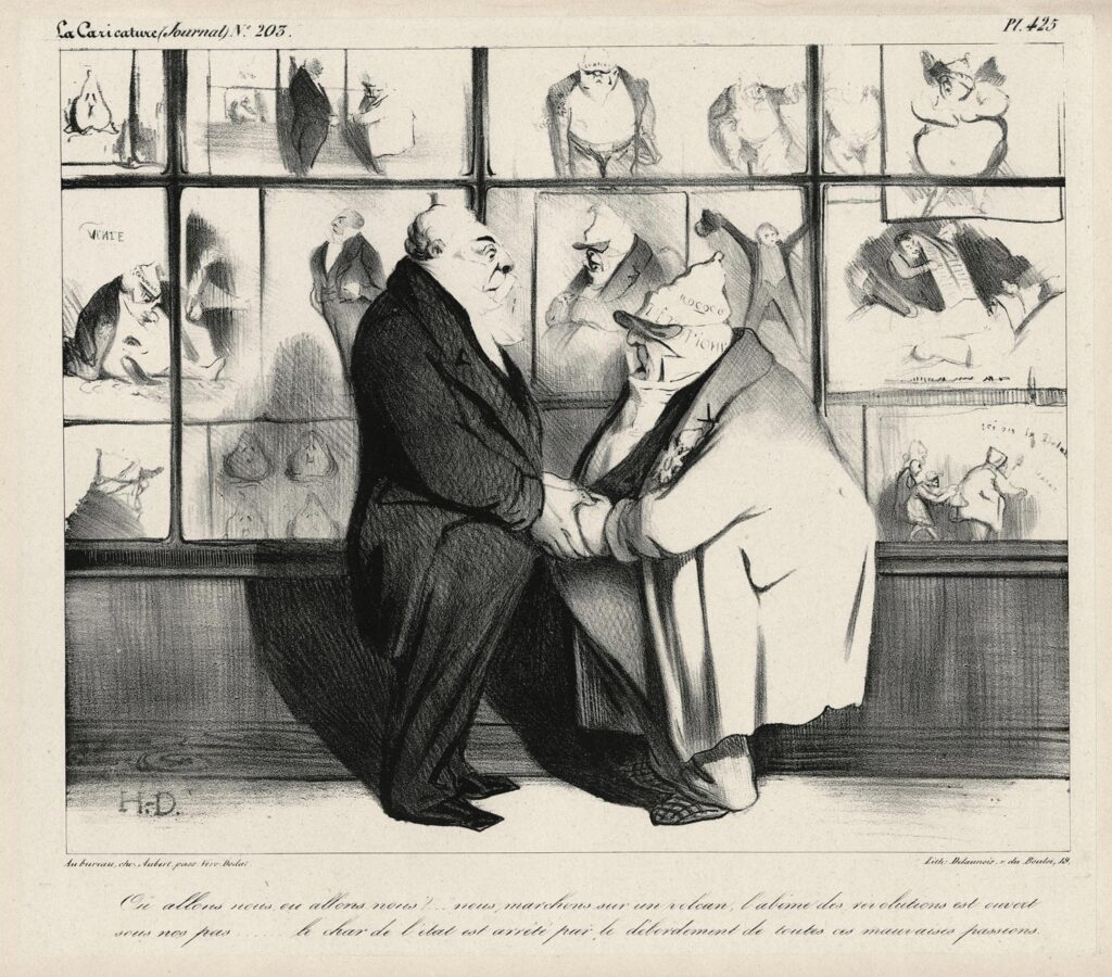 Daumier – Où allons-nous, où allons-nous ?