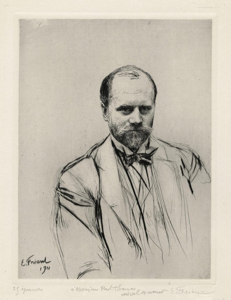 Friant – Grand portrait de l’auteur de face