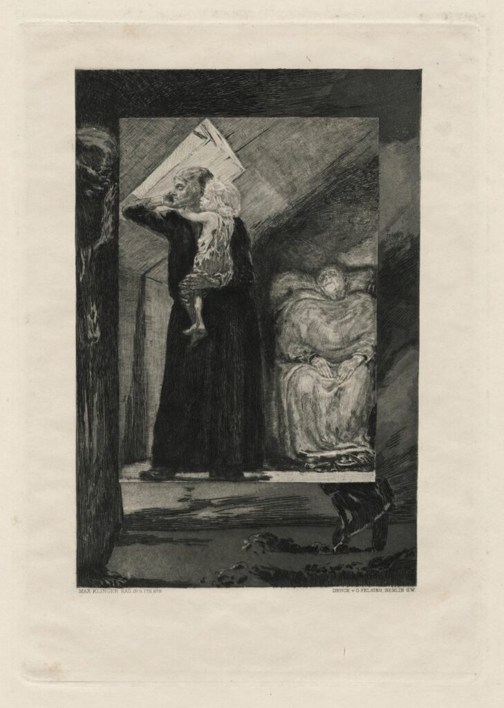 Klinger – Arme familie (Famille pauvre)