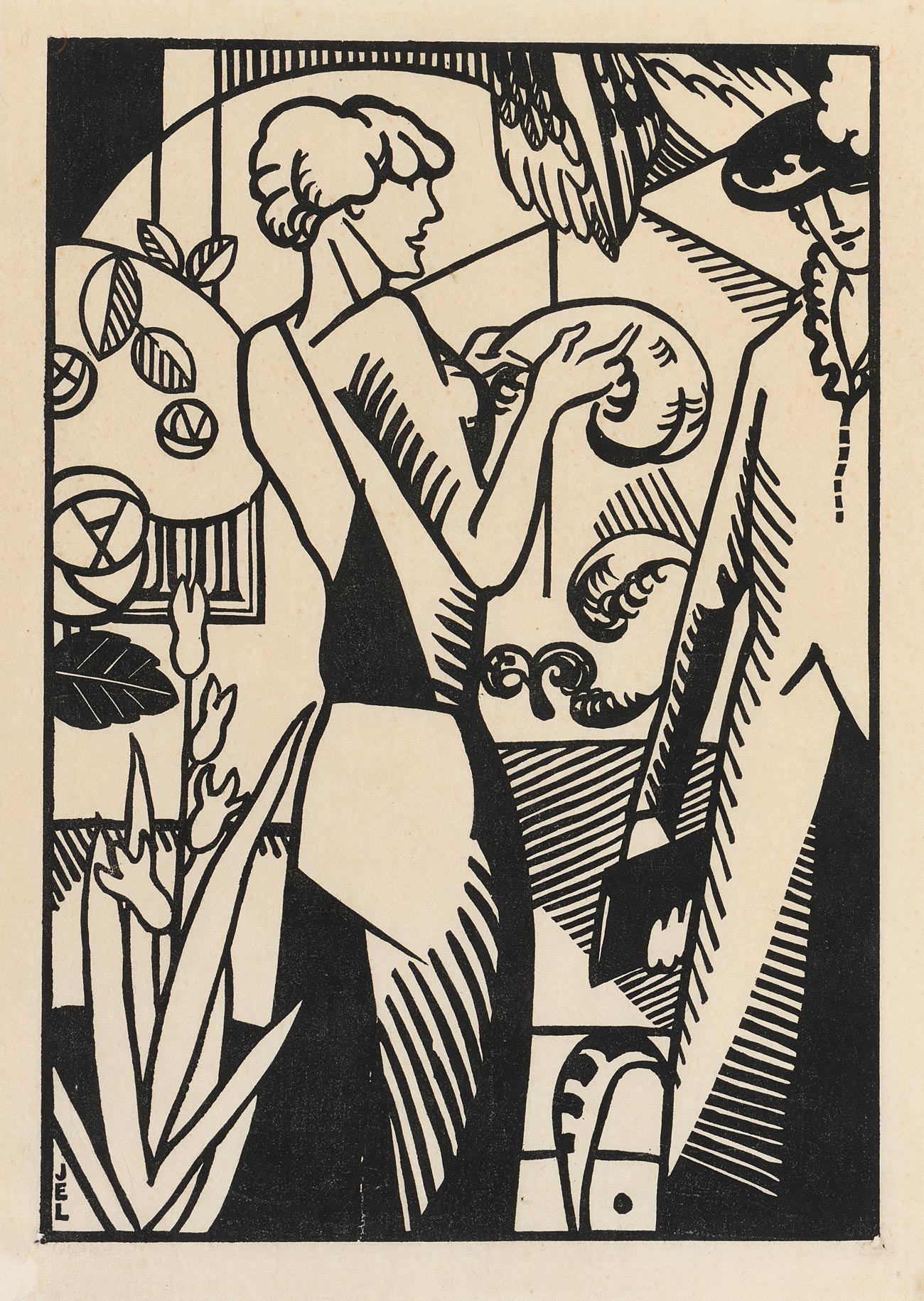 Flowers and feathers