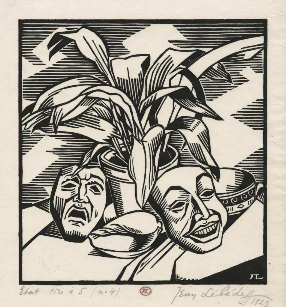 Lebedeff – Nature morte aux masques