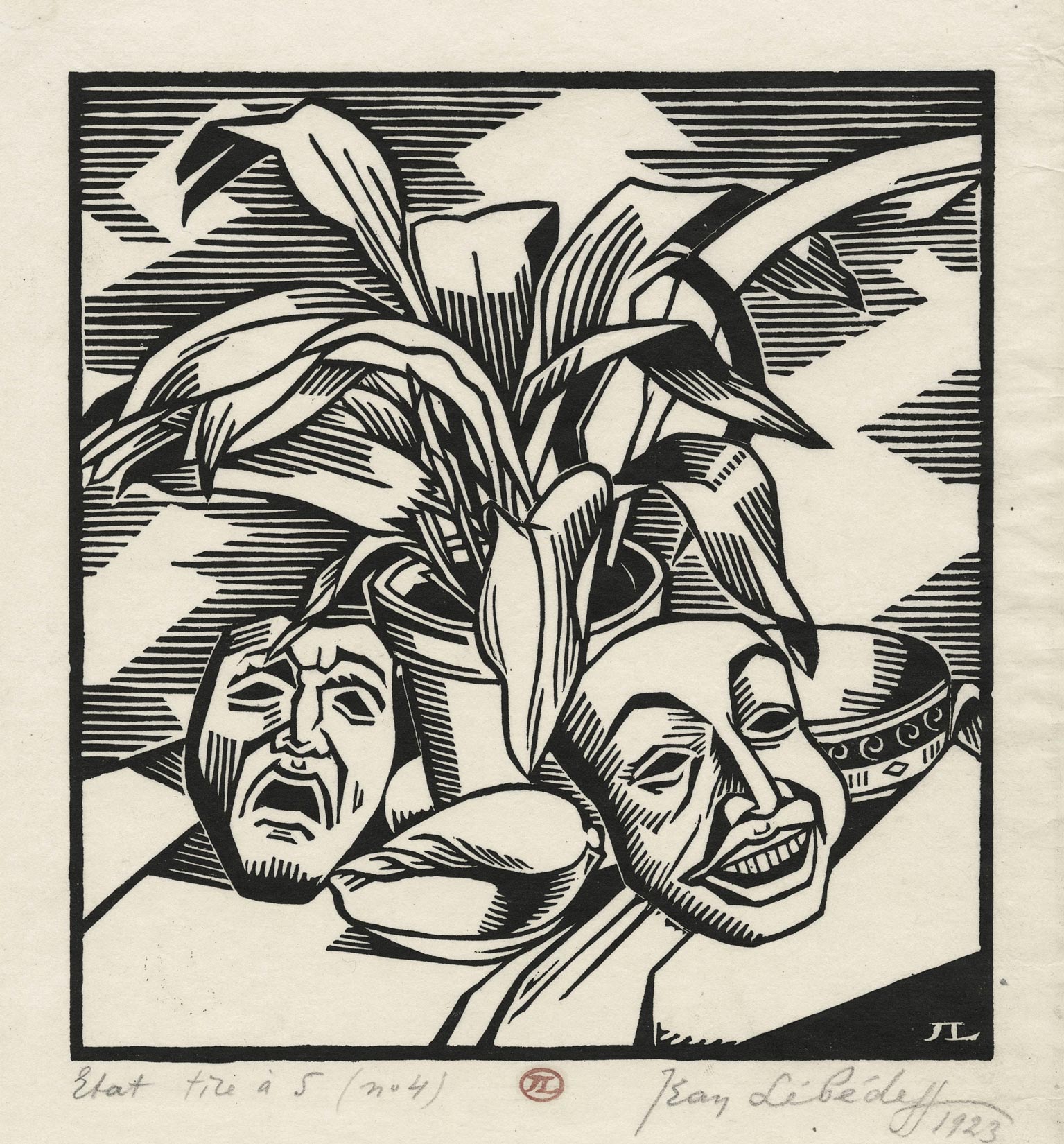 Still life with masks