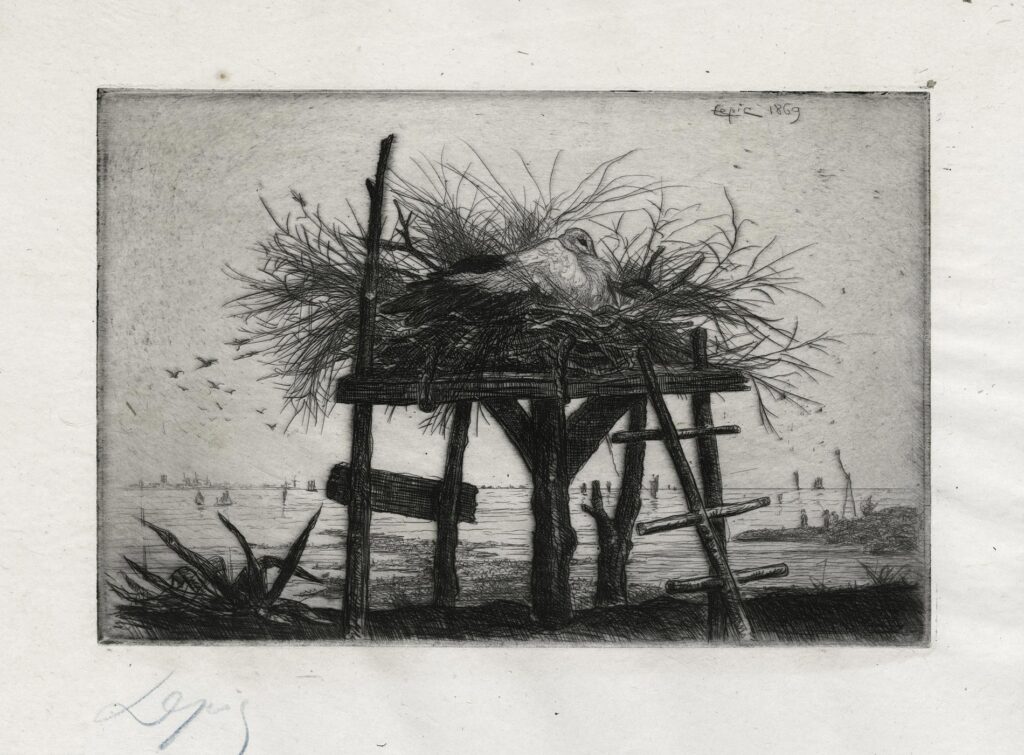 Lepic – Nid de cigogne en Hollande