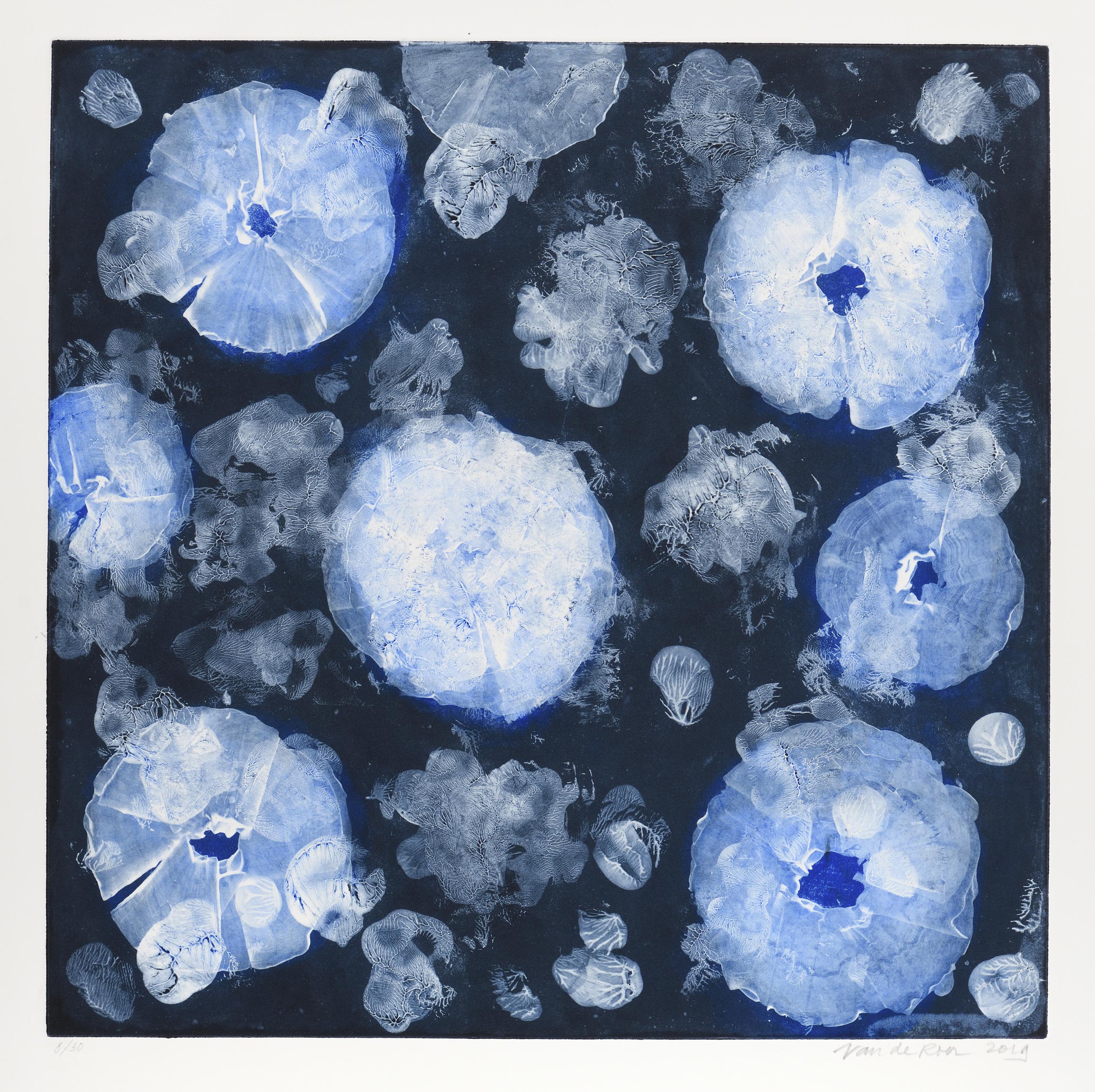 Sans titre (composition en bleu)