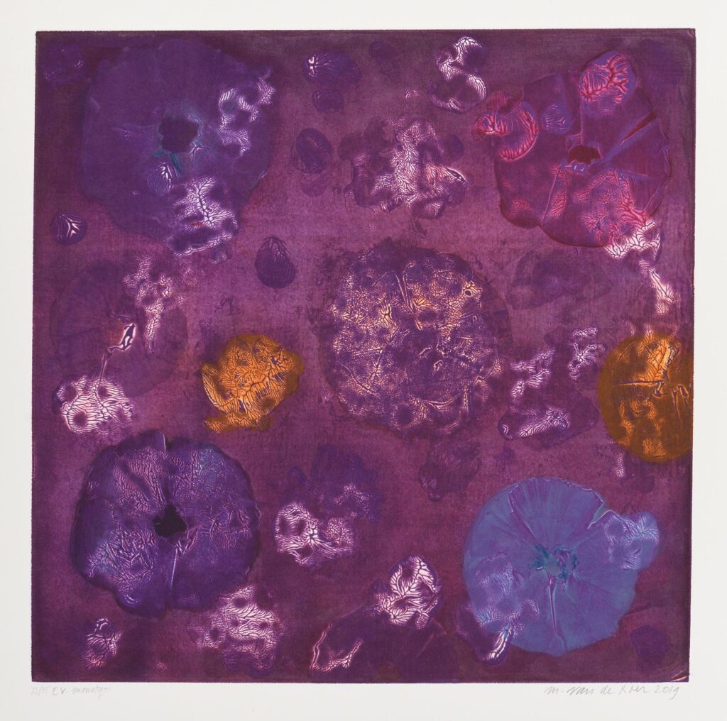 Roer – Sans titre (composition en violet)