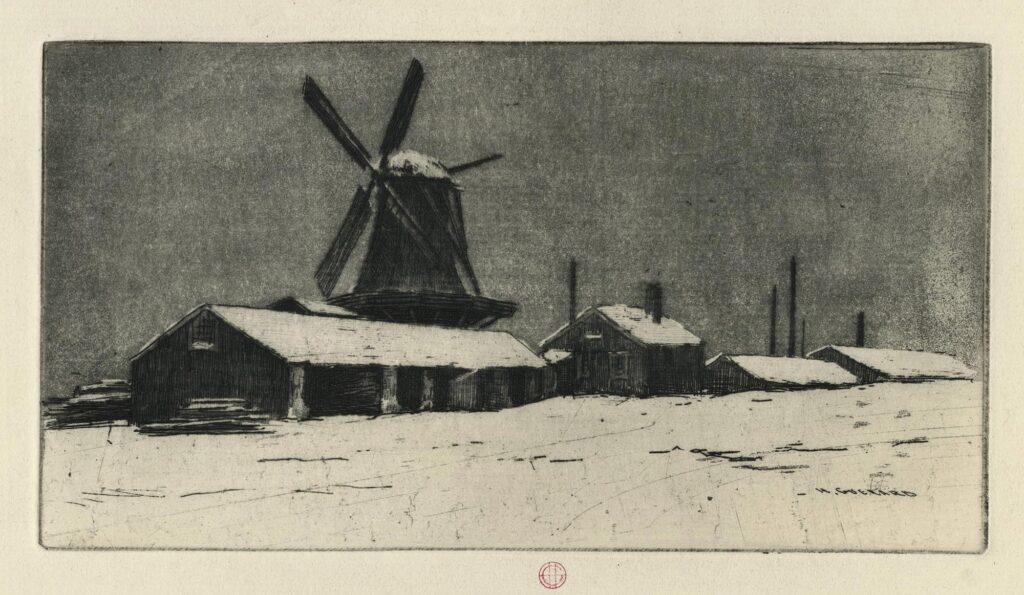 Guérard – Moulin et maisons à Dordrecht