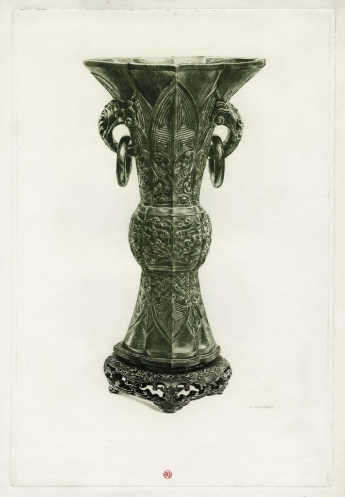 Guérard – Vase en jade verte