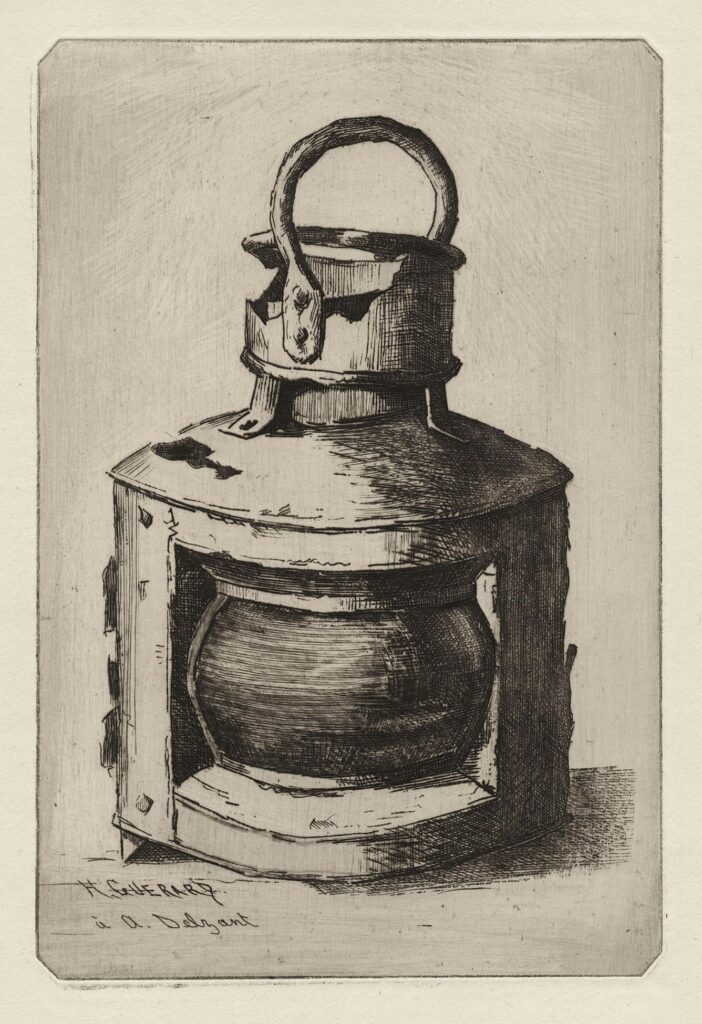 Guérard – Lanterne à A. Delzant
