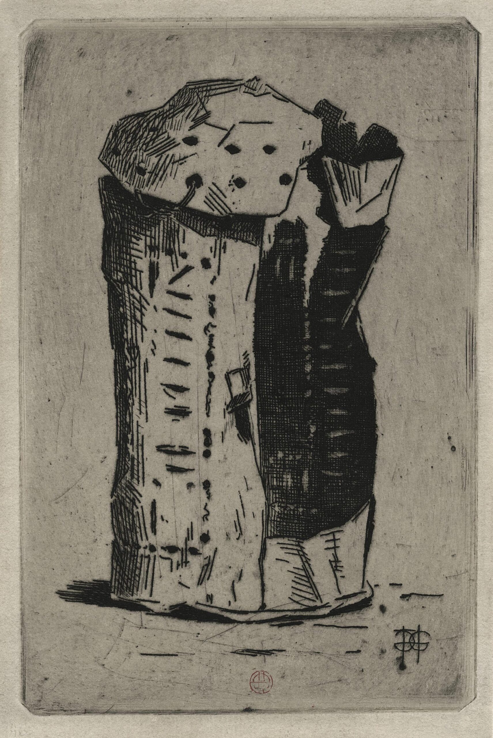 GUÉRARD Henri — Cylindrical lantern completely dismantled