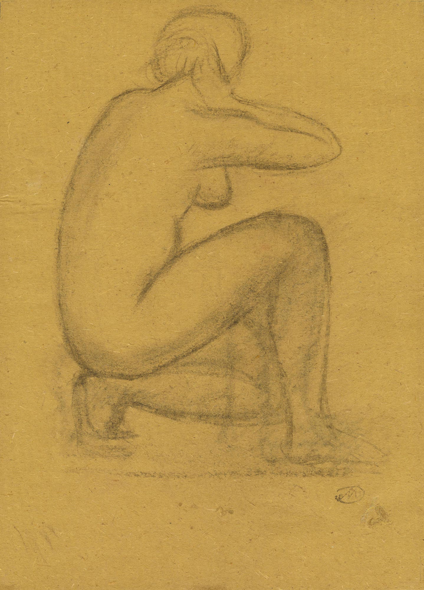 Study for the monument to Claude Debussy