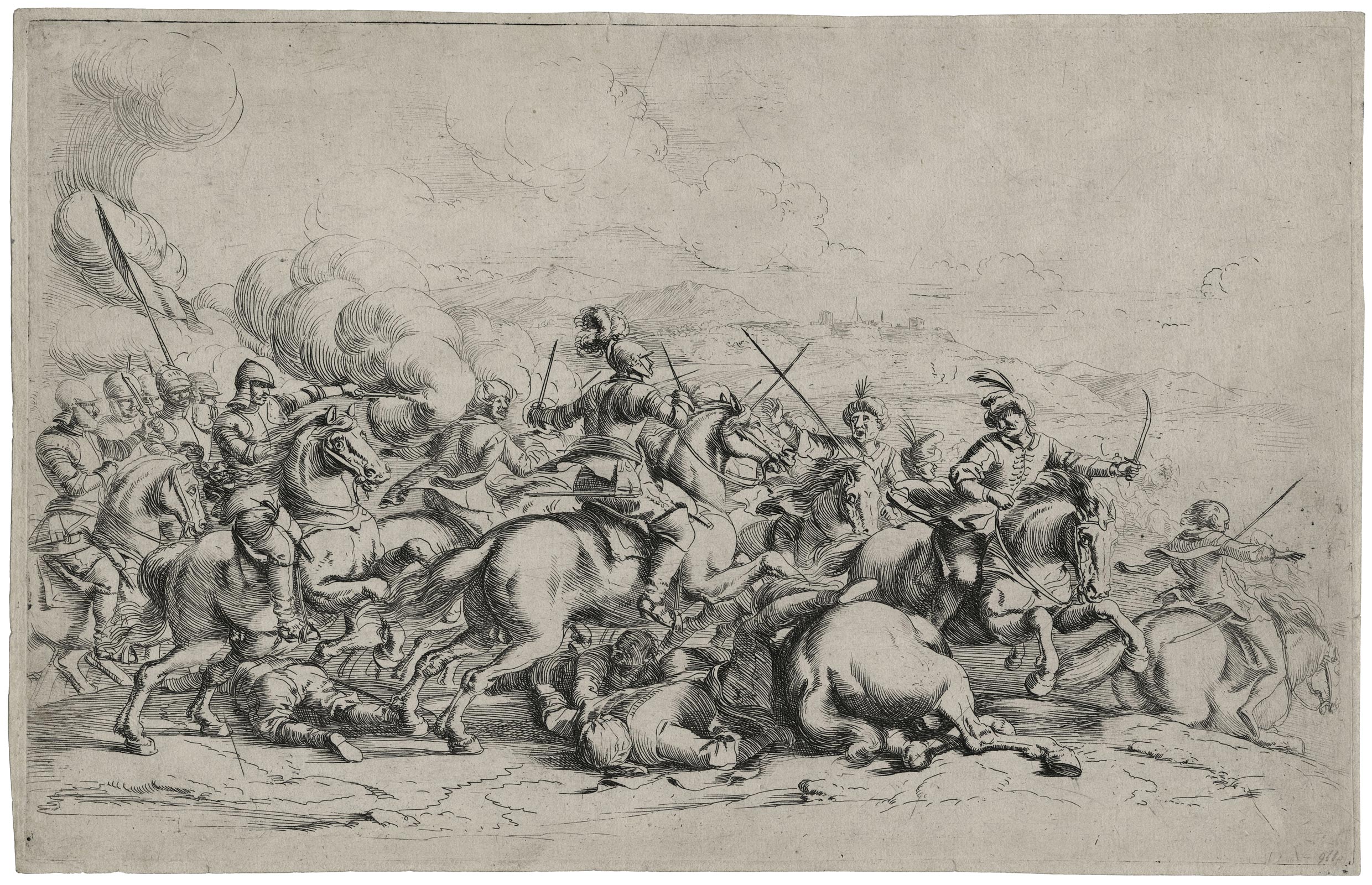 Battle between Christians and Turks