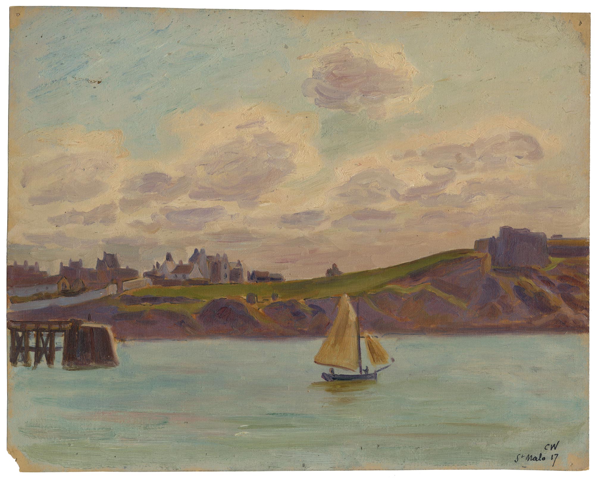 View of the Port des Sablons, Saint Malo