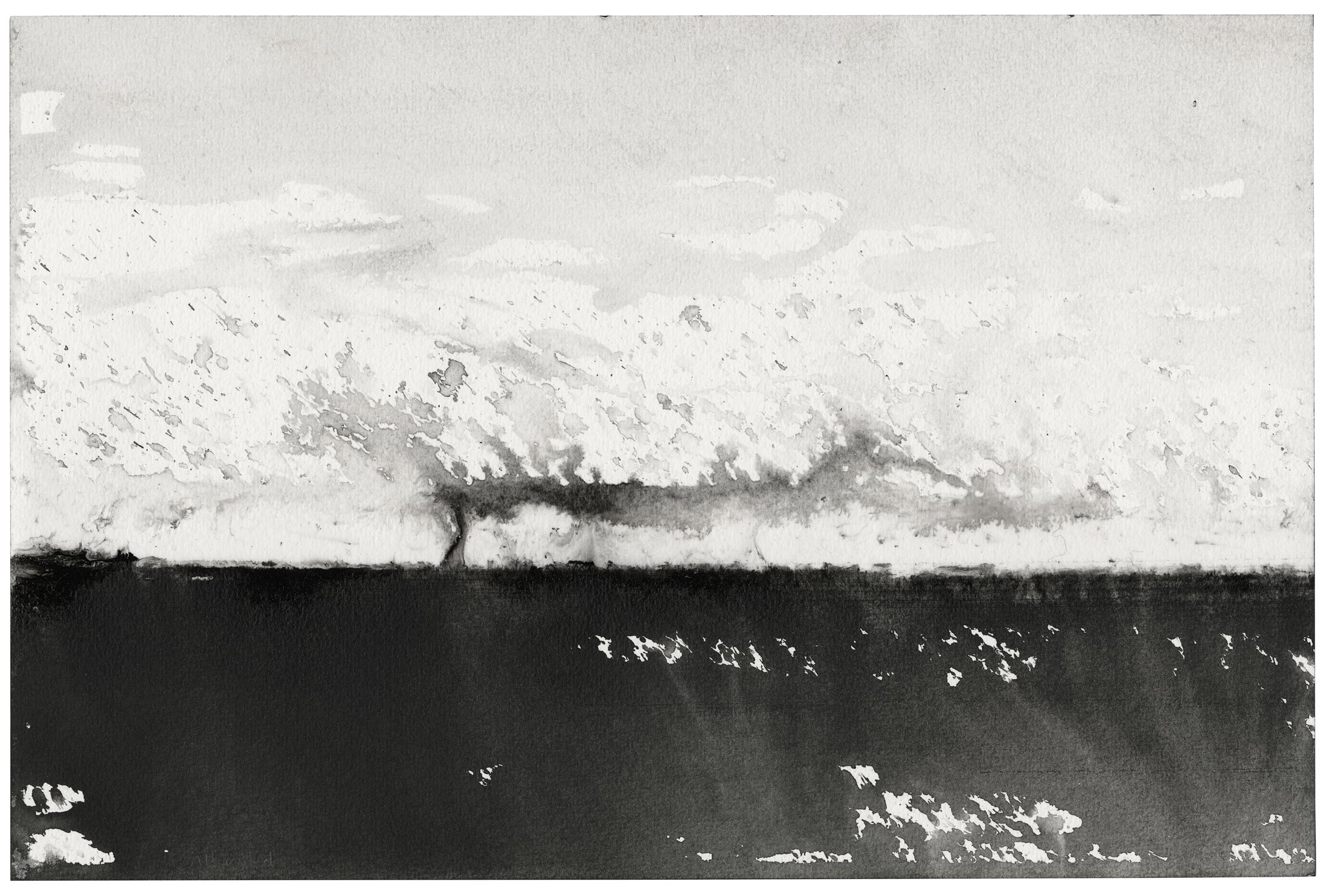 Sans titre (composition en noir et blanc)